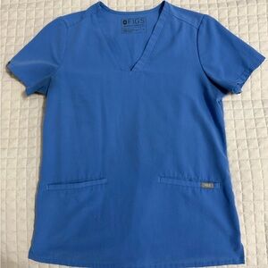 Ceil Blue Figs Casma Three Pocket Scrub Top